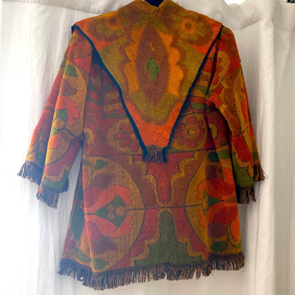 Vintage Cotton Towel Jacket - Picture 2 of 4